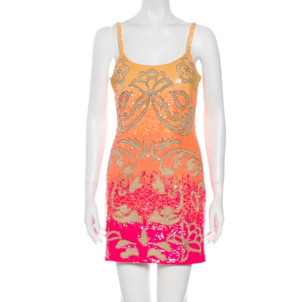 NWT Needle & Thread sequin mini dress